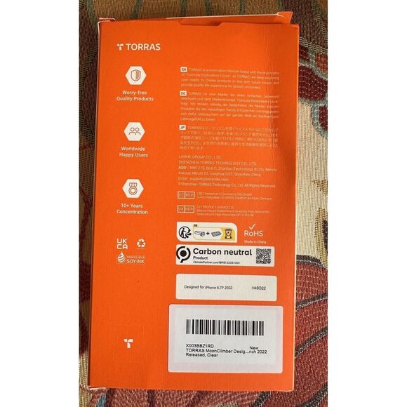 Torras Diamond Clear Military Grade iPhone 14 Pro Max Case w/Attached Kickstand - Picture 6 of 6